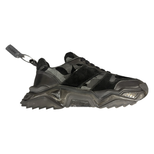 Shark Sneakers- Camo Luxury Sneakers