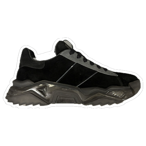 Shark Sneakers- Black & Grey Luxury Sneakers