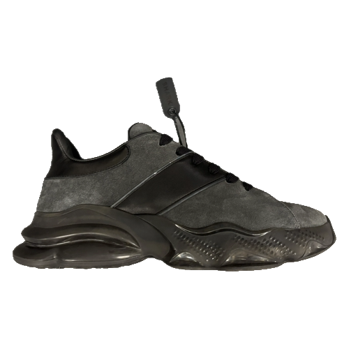 Shark Sneakers- Black & Grey Luxury Sneakers