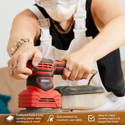 230V 200W 3-in-1 Detail Sander