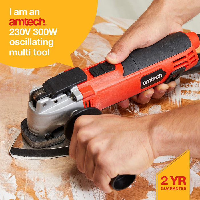 230V 300W Oscillating multi-tool with quick blade release