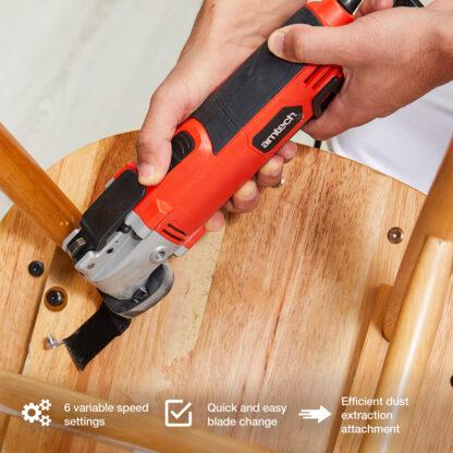 230V 300W Oscillating multi-tool with quick blade release