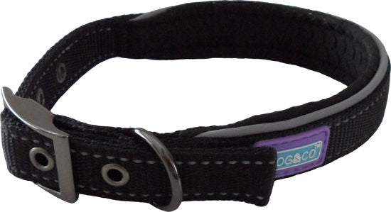Reflective Padded Dog Collar - M