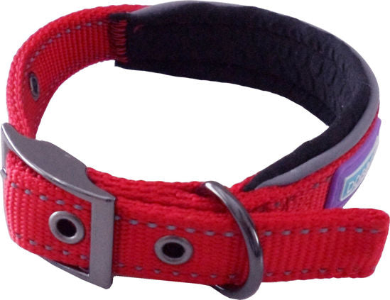 Reflective Padded Dog Collar - S