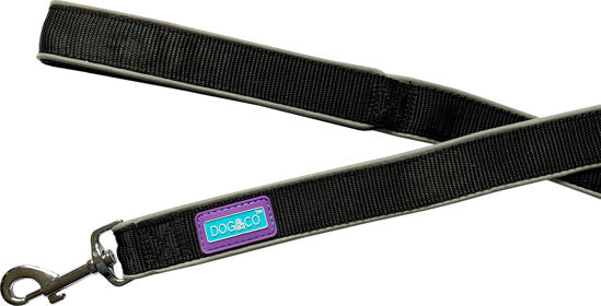 Reflective Padded Dog Lead 120cm
