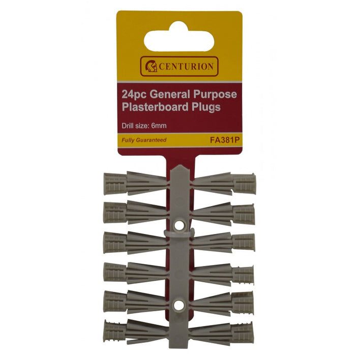 24pc Plasterboard Plugs