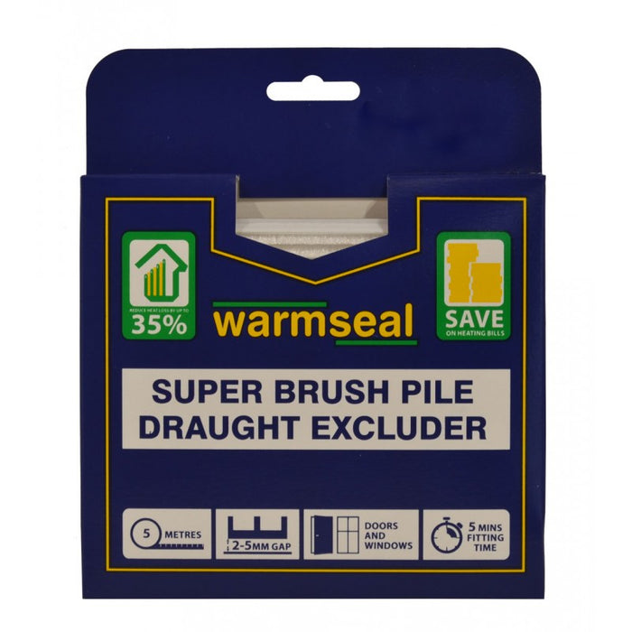 5m White Super Brush Pile