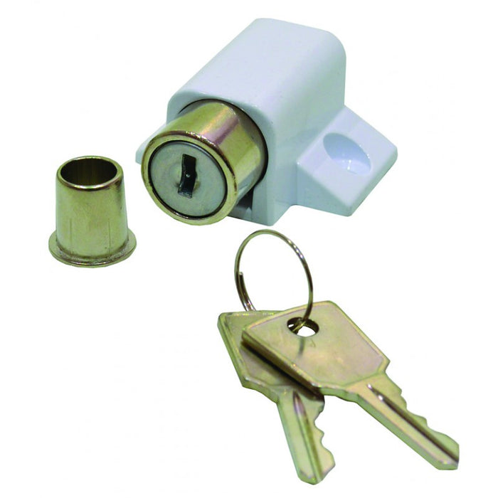 45mm x 35mm White Patio Door/Window Lock
