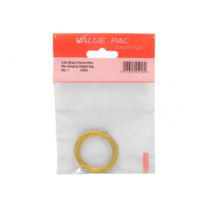 3.5m Brass Picture Wire