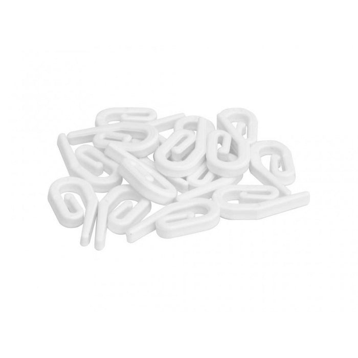 Nylon Curtain Hooks 80pk