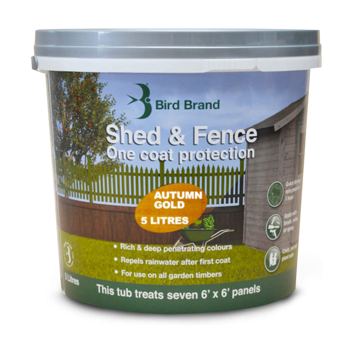 Shed & Fence Paint - 5L Autumn Gold