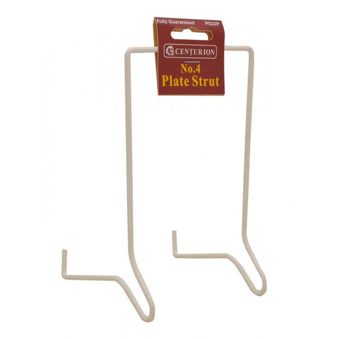 No 4 (180mm) White Plastic Coated Wire Strut