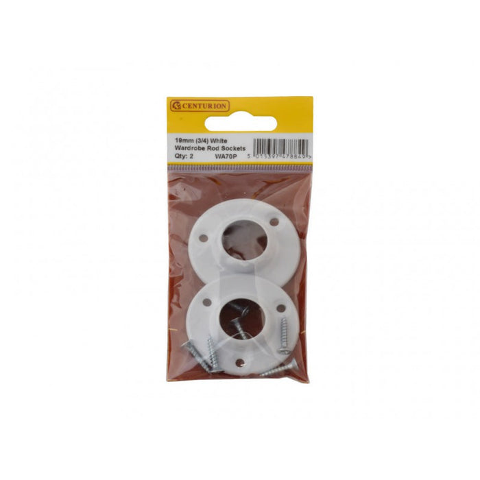 19mm (3/4") WH Wardrobe Rod Socket