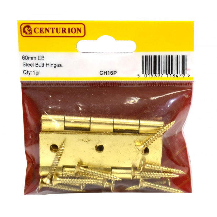 63mm EB Steel Butt Hinge (1 pair)