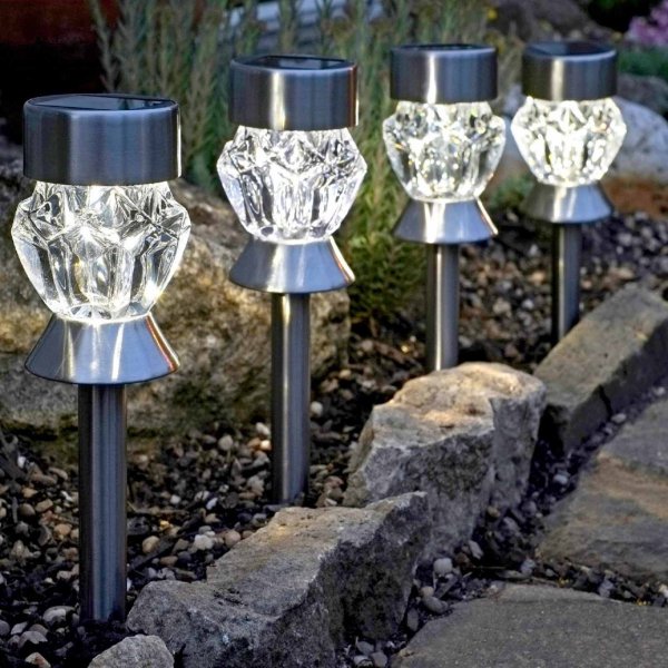 Crystal Stake Light, 4pc Carry Pack