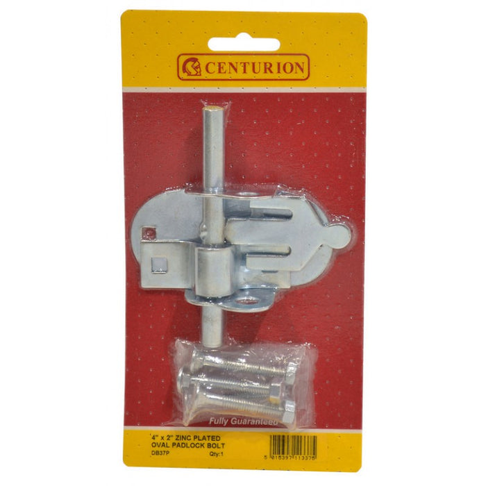 ZP Oval Padlock Bolt