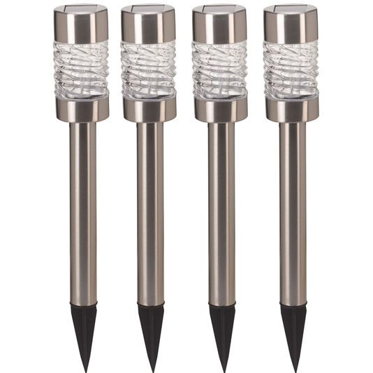 Solar Powered Martini Stake Lights 4 Pack
