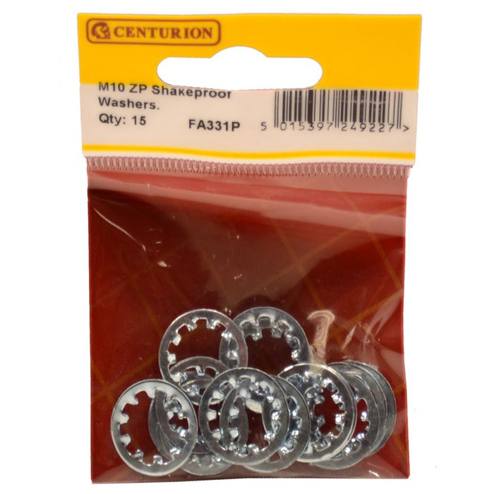 M10 ZP Shakeproof Washers