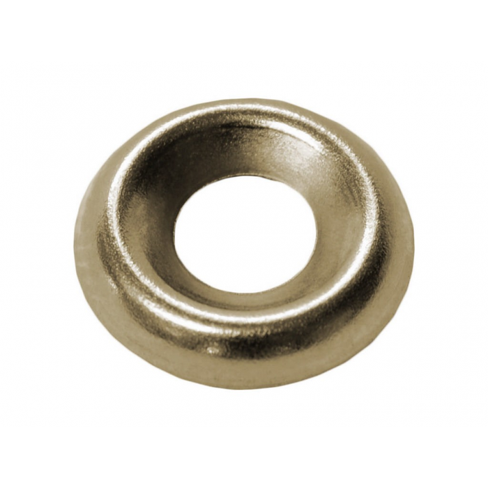 18pk Assorted Nickeled Screw Cup Washers