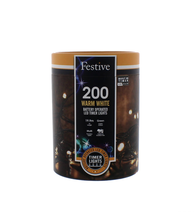 200 LED Timer Lights