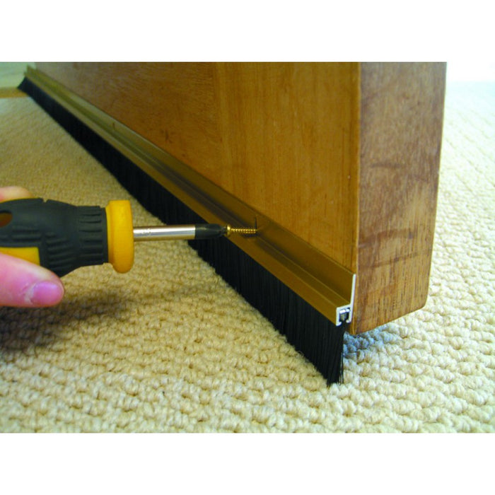 Threshold Strip Brush Screwfix - 92cm Gold Effect