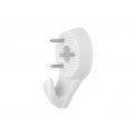 30mm Plastic Hard Wall Picture Hooks 6pk