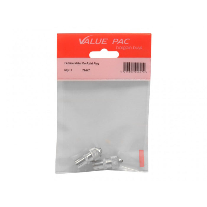 Female Metal Co-Axial Plug