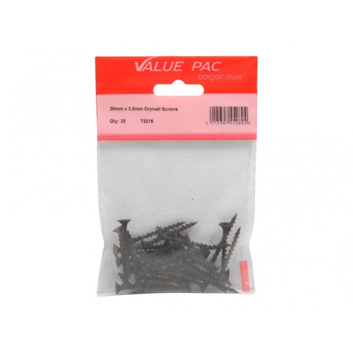 38mm x 3.5mm Drywall Screws
