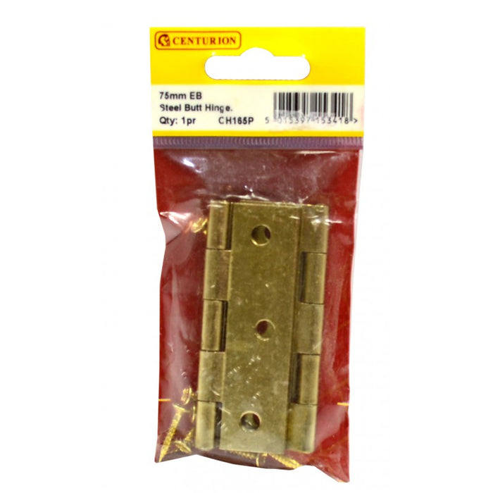 75mm EB Steel Butt Hinge (1 pair)