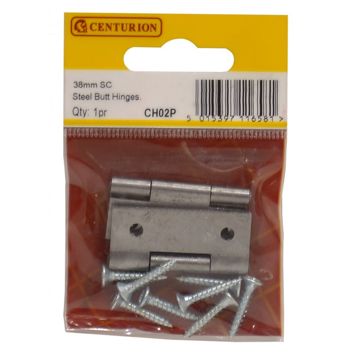 38mm SC Steel Butt Hinge (1 pair)
