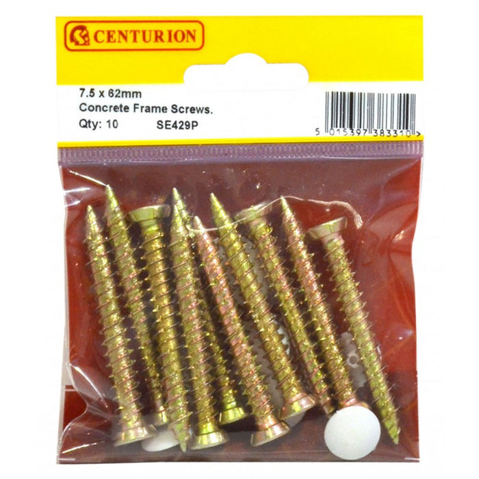 7.5 x 62mm Concrete Frame Screws