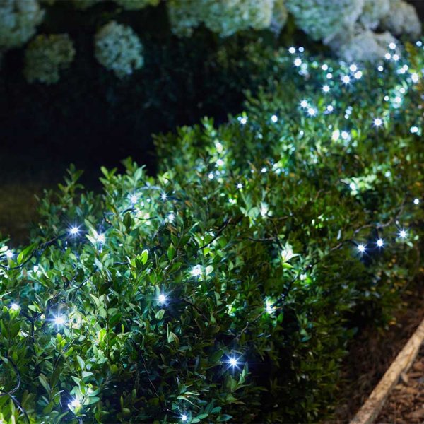 Solar Strings - 200 Cool White LEDs