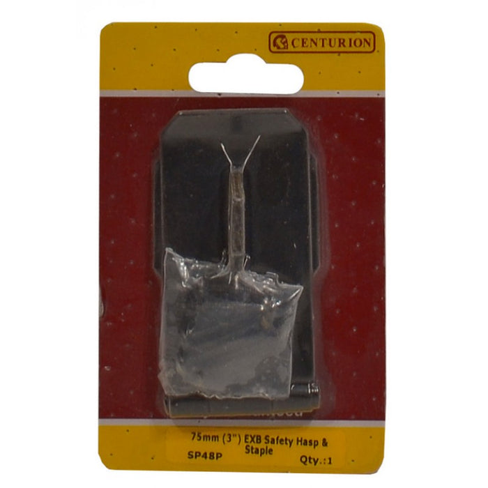 Safety Hasp & Staple - EXB - 75mm (3")