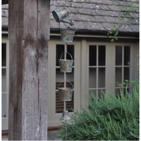 Watering Can and Bucket Rain Chain