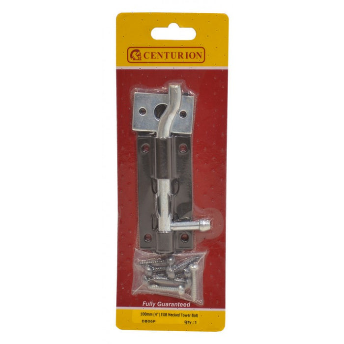 Necked Tower Bolt - EXB - 100mm (4")