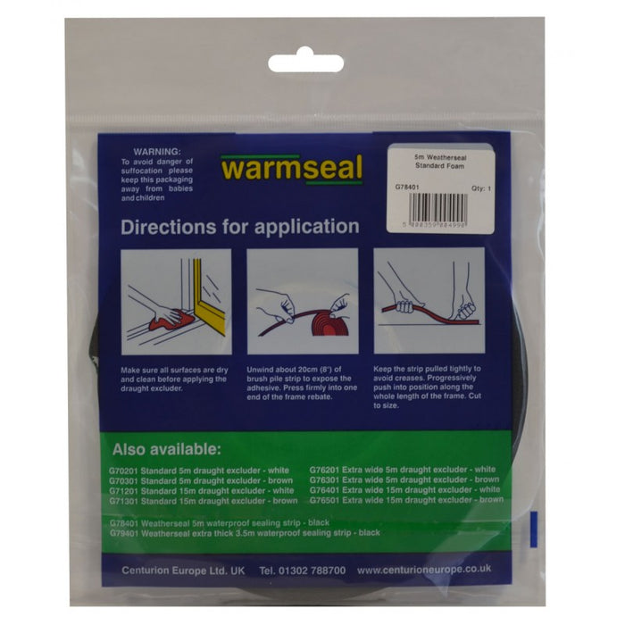 5m Weatherseal Sealing Strip