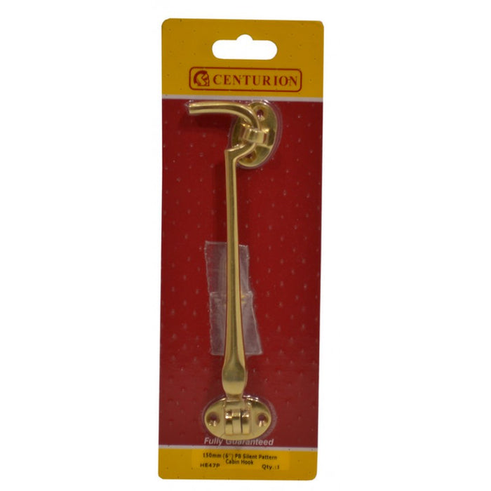 150mm (6") PB Silent Pattern Cabin Hook