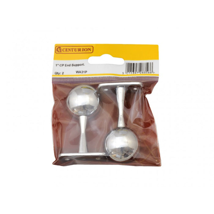 25mm CP Wardrobe End Supports