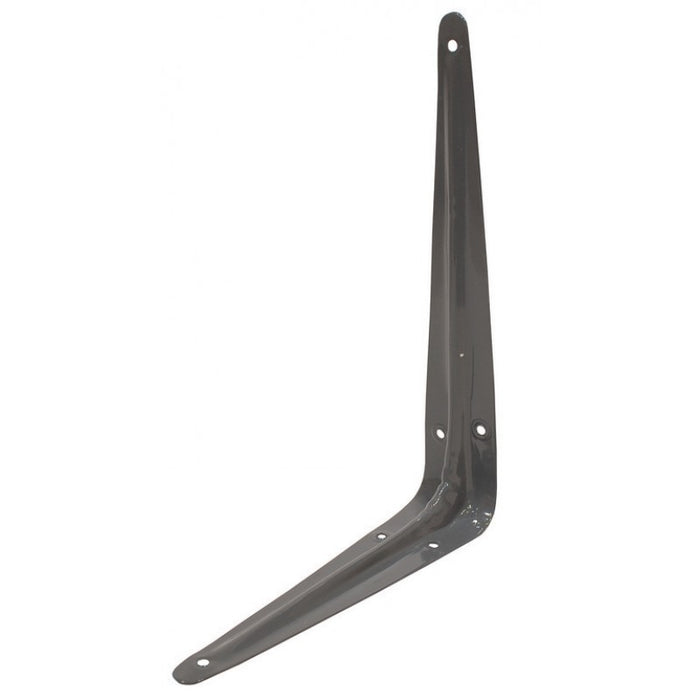 250 x 200mm (10"x8") Grey London Type Shelf Bracket