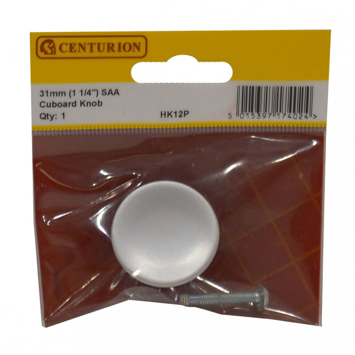31mm SAA Cupboard Knob