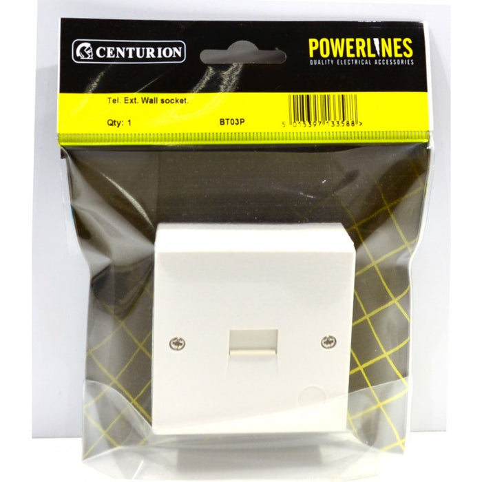 Surface Mounted Secondary Telephone Wall Socket