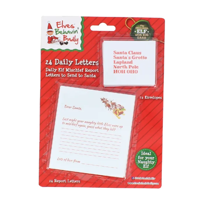 24 Daily Letters To Santa