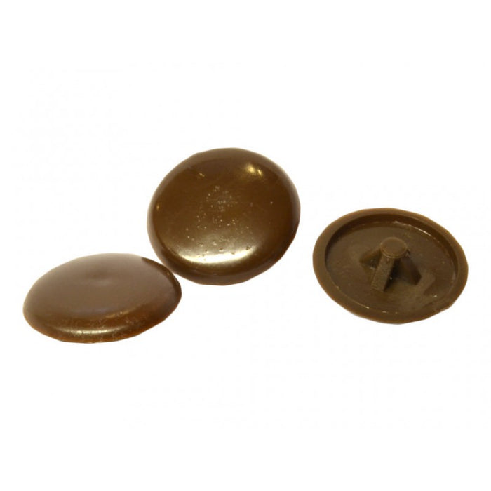 Brown Pozi Screw Cover Caps