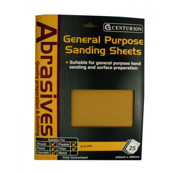 00 Abrasive Sandpaper (pack of 25)