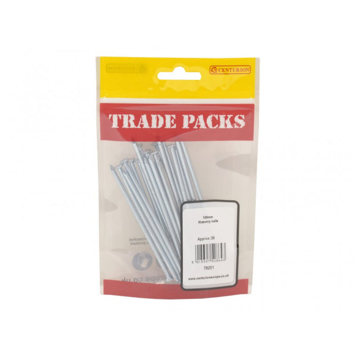 Masonry Nails - 100mm (20 PK)