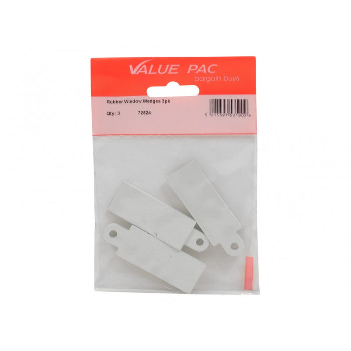 Rubber Window Wedges 3pk