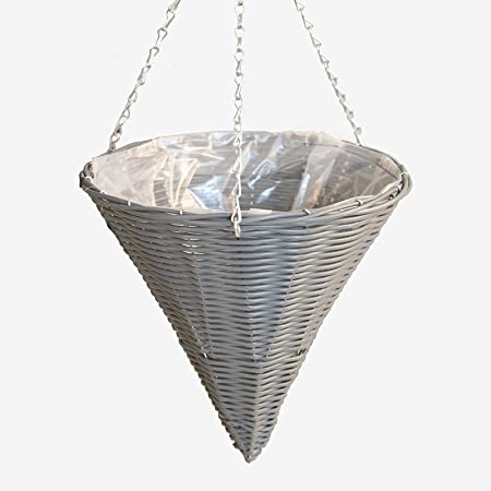 Rattan Effect Hanging Cone