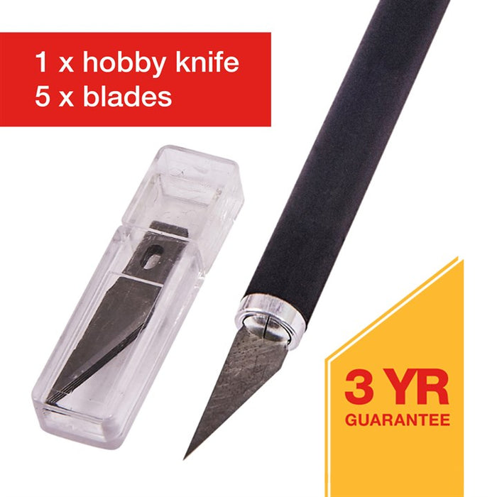 Hobby Knife With 5 Blades