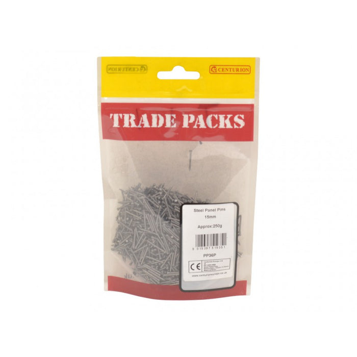 Panel Pins - Steel - 15mm (250g)