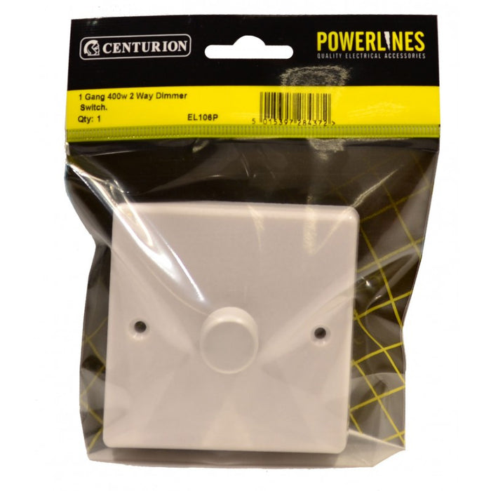 1 Gang 400W 2 way Dimmer Switch